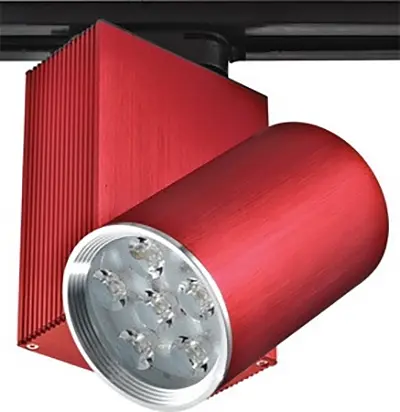 Светильник трековый поворотный LED 205/6x3W NW RED Brille L8-009