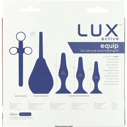 Набір анальних іграшок для новачків Lux Active - Equip - silicone Anal Training Kit - фото 11