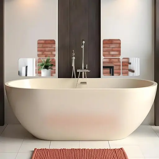 Дзеркальний декор Wall Sticker SW-00002526 акриловий самоклеючий 6 шт. срібло - фото 5