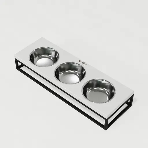 Hollky Base Bar — три миски на підставці (3 × 0,45 л) - фото 3