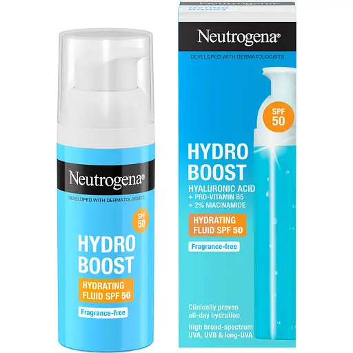 Флюїд для обличчя Neutrogena Hydro Boost SPF 50 зволожуючий 50 мл - фото 2