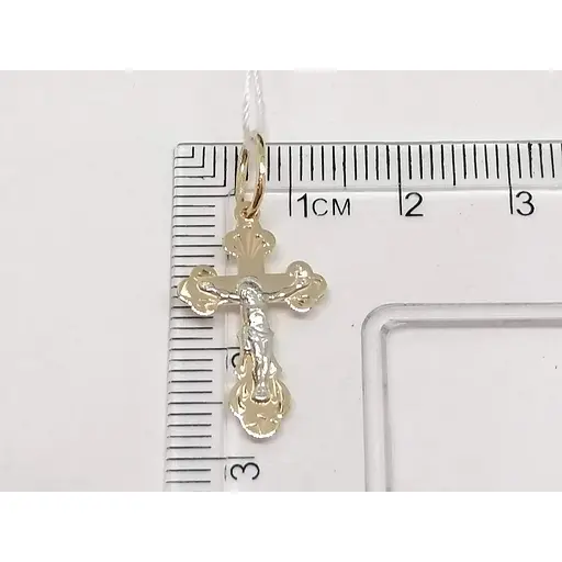 Золотой крестик Tango. Распятие Христа. 230014 - фото 4