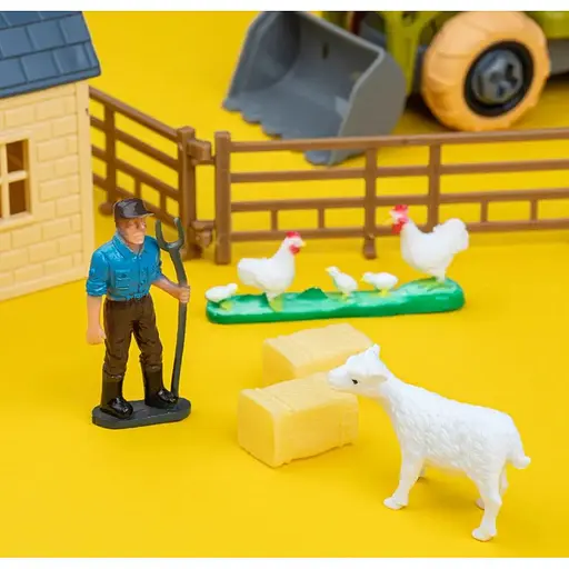 Игровой набор Otamanko Веселый хутор трактор и ферма с овцами и курами - фото 12