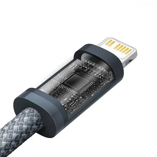 Кабель Baseus Dynamic Series Fast Charging Data Cable Type-C to iP 20W 1m Slate Gray - фото 5