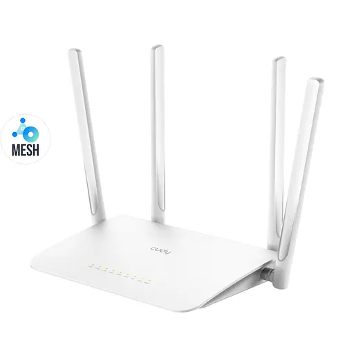 WiFi 5 Mesh-маршрутизатор Cudy WR1300 двухдиапазонный гигабитный AC1200 (73-00513)