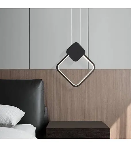 Люстра-підвіс Romin D821C чорний - фото 2