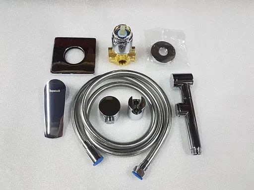 Набір гігієнічного душу прихованого монтажу Imprese Vyskov VR15340Z-BT, Хром - фото 3