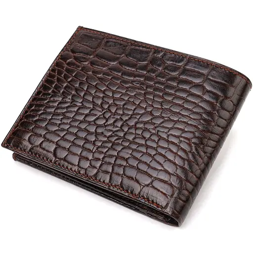 Мужской кожаный кошелек Canpellini 12х9.7х1 см acs0025693 - фото 2