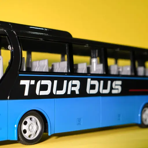 Машинка Otamanko Автобус на радиоуправлении Tour Bus Синий - фото 7