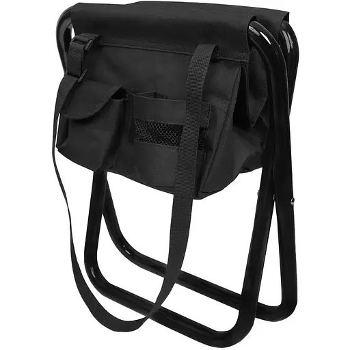 Стілець NeRest NR-25 S розкладний із сумкою чорний - фото 3