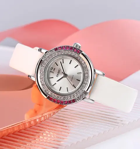 Годинник наручний жіночий 1855SIWT Silver-White Skmei acs0030534 - фото 4