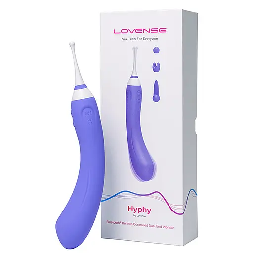 Вибратор Lovense Hyphy 21.6 см фиолетовый - фото 5
