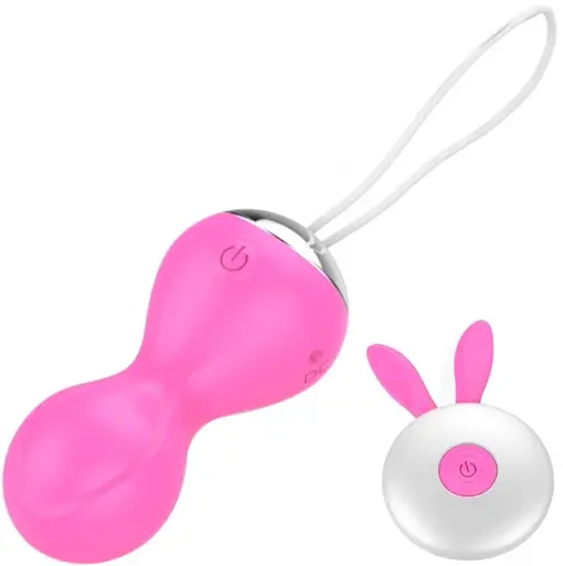 Виброяйцо I’MCUM Bunny Vibe с дистанционным управлением Розовое (IM-KTD209)