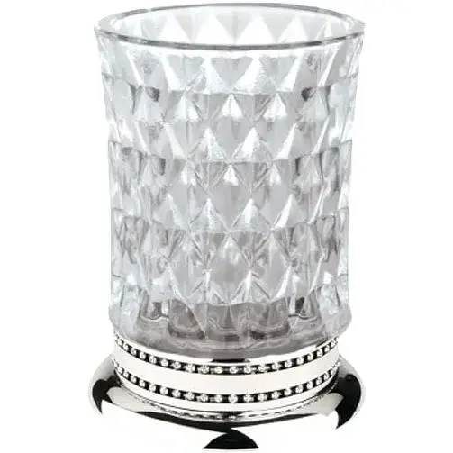 Склянка для зубних щіток Kugu Versace Freestand Glass 850C хром - фото 1
