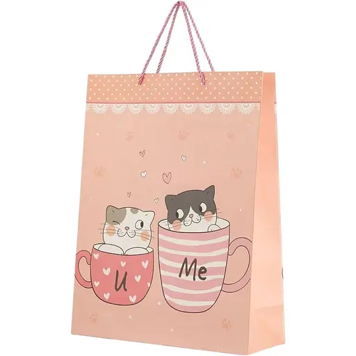 Пакет подарунковий XDW111163 Пудровий - фото 1