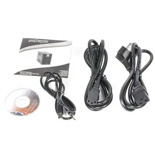 Джерело безребійного живлення EnerGenie EG-UPS-PS3000-01 3000VA, Lin.int., AVR, 4хIEC, USB, RJ-45, метал - фото 3