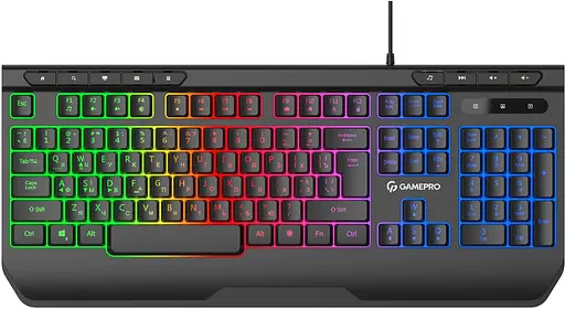 Клавіатура GamePro GK550 RGB USB Black (GK550) - фото 1