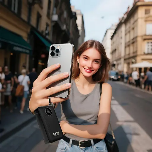 Павербанк Dudao Black 20 000 mAh / 22.5 Вт (6977196680016) - фото 12