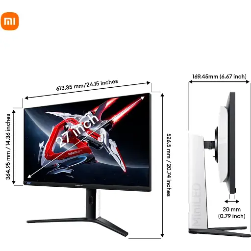 Монітор Xiaomi 27" Gaming Monitor G Pro 27i (ELA5585EU) (131734) - фото 8