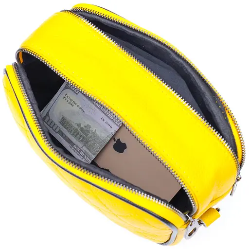 Жіноча шкіряна сумка Vintage 21х16х8 см sum0022714 - фото 5