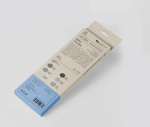 Набір кольорових лінерів, 6 кольорів, 6 set Gray colors, IDEA10-AL6GRAY, 99IDEAS - фото 3