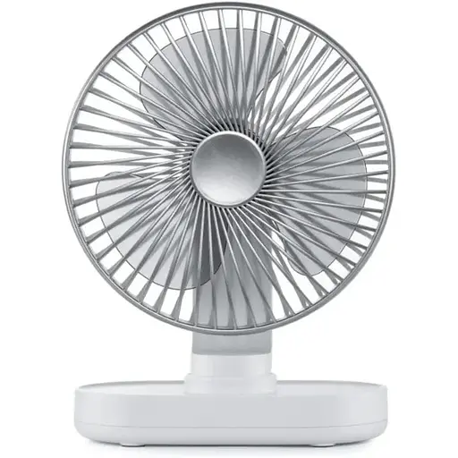 Вентилятор настольный беспроводной GXQC D77 серебристый - фото 1
