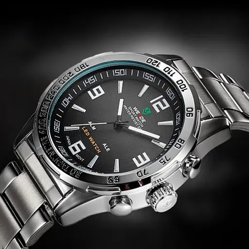 Наручний годинник чоловічий Weide Standart Silver Сріблястий (991) - фото 3