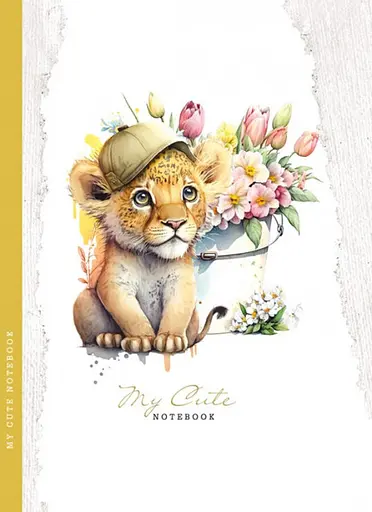 Блокнот, 143x200 мм, 55 г/м², 48 аркушів, інтегральна палітурка, матова ламінація 23097