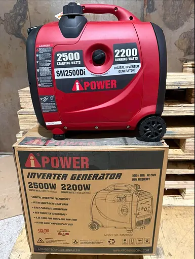 Інверторний Генератор Валіза iPOWER SM2500Di (2.2 - 2.5 кВт) з Дисплеєм, електростартером - фото 5