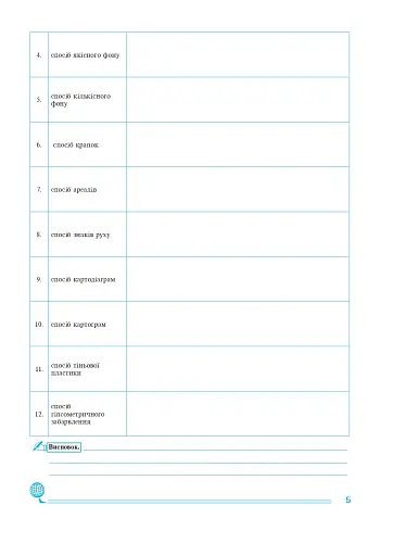 Україна у світі: природа, населення. Практикум. 8 клас (до модельної програми Кобернік та ін.) - фото 5