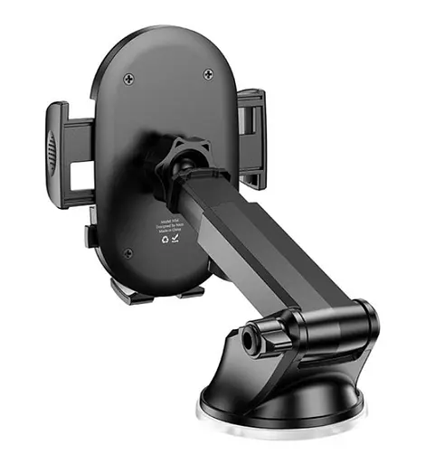 Автомобильный держатель с креплением на присоску Hoco H54 магнитный держатель для телефона в машину Черный - фото 6