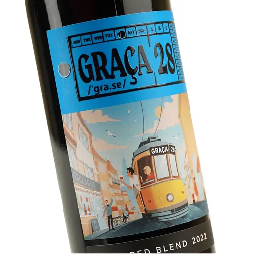 Вино Vinihold Graca 28, красное, полусухое, 14,5%, 0,75 л (АLR14881) - фото 5