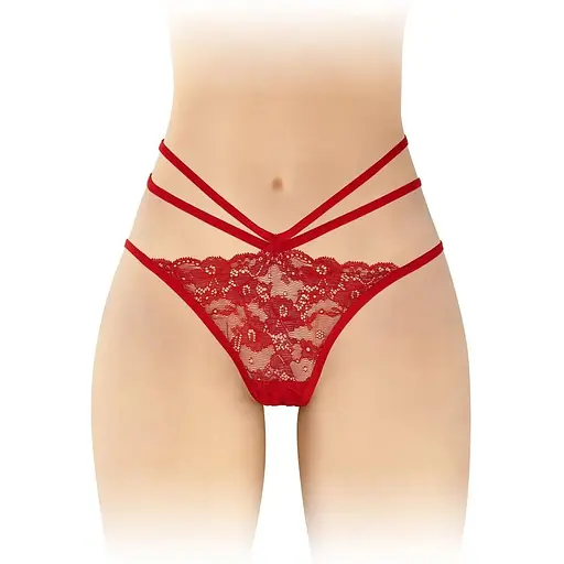 Трусики с открытой попкой Fashion Secret Nadia Red One size