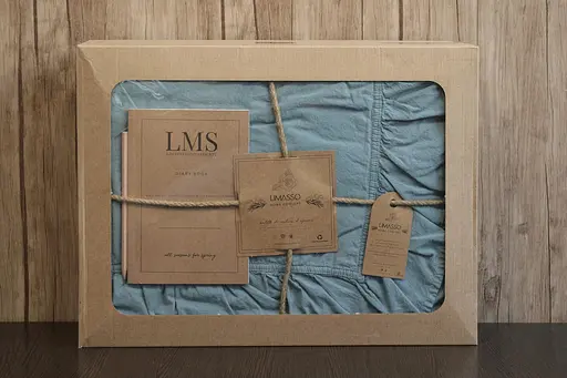 Постельное белье Exclusive Akdeniz Mavisi Варена Хлопок Limasso pbe0051007 - фото 3