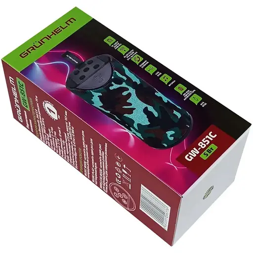 Портативная колонка Grunhelm GW-851С (129677) - фото 5