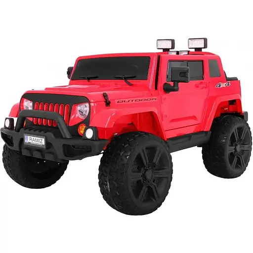 Електромобіль Ramiz Mighty Jeep 4x4 2х12 на пульті управління, Red (PA.HL-1668.CR)