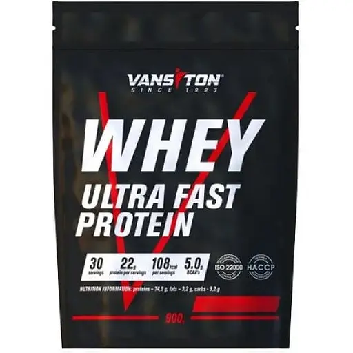 Протеин Vansiton Ultra Protein, 900 грамм - Вишня