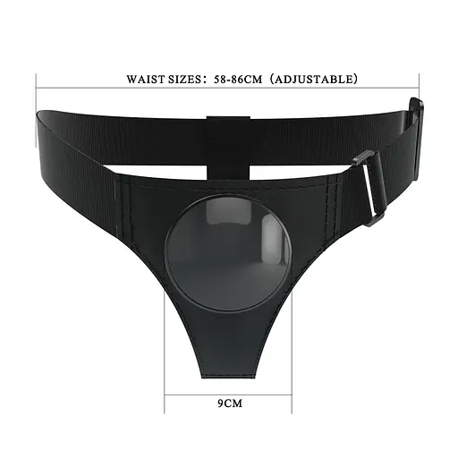 Трусики для страпона Pretty Love Harness Briefs черный - фото 4