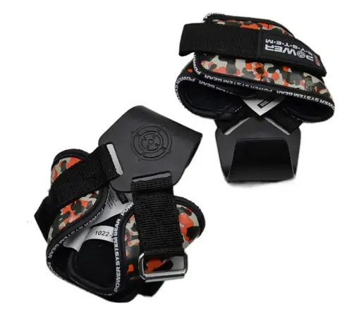 Крюки для тяги на запястье Power System PS-3370 Hooks Camo Black/Red XL (PS_3370_Black/Red XL) - фото 3