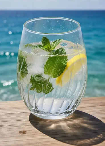 Набір склянок високих для соку та води кришталеве скло CD'A Swirly 4х360 мл (V2831) - фото 4