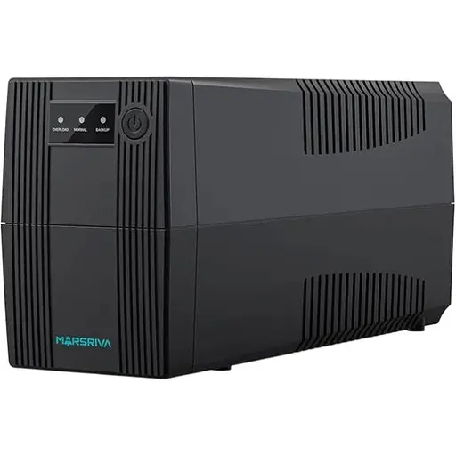 ИБП Marsriva MR-UF800, 800ВА/480Вт, Line-Interactive, LED version, 2хSchuko, 1x12V/9Ah