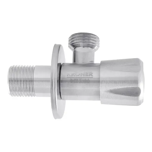 Кран приладовий Kroner KRP Edelstahl Klassisch - ESG101 1/2"х1/2" ЗЗ (CV022974) - фото 2