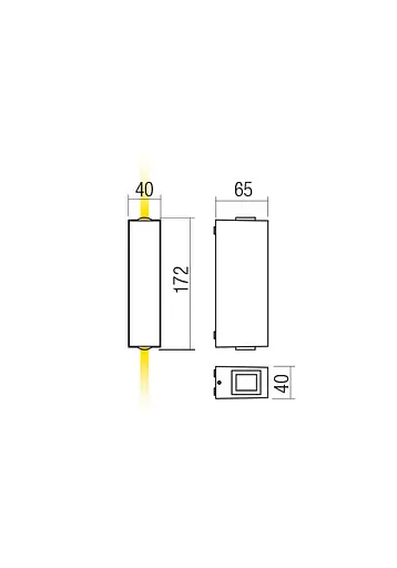Бра вуличне ACE AP LED SMD 2X5.84W IP54 DG 4000K (5.1.2) Redo 90422 - фото 2
