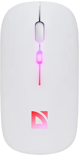 Миша бездротова Defender Touch MM-997 Silent RGB White (52998)