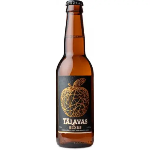 Сидр Talavas Sidrs Apple Cider Semidry яблуко напівсухий 5.5% 0.33 л - фото 1