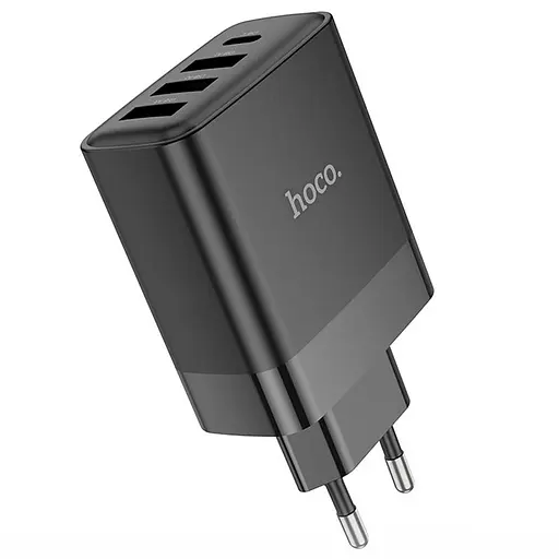 СЗУ Hoco C127A Intelligent PD45W (3USB-A/1C) Black - фото 5
