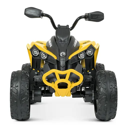 Електромобіль дитячий Bambi Квадроцикл M 5001EBLR-6 з пультом управління звуком і світлом Жовтий - фото 3