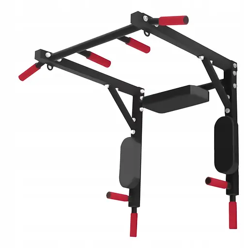 Турнік-бруси навісний 4FIZJO 2 в 1 Black (P-5905973402644) - фото 1