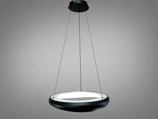 Світлодіодна люстра Romin з підсвічуванням на пульті 90 Вт чорна - фото 3