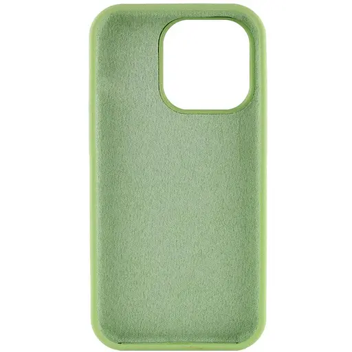 Чохол Epik Silicone Case Full Protective AA NO LOGO для Apple iPhone 15 Pro 6.1 М'ятний/Mint - фото 4